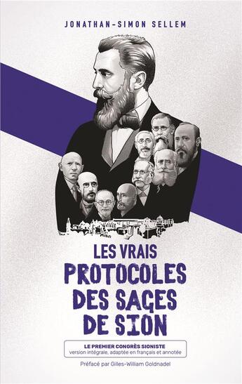 Couverture du livre « Les vrais protocoles des sages de Sion ; le premier congrès sioniste » de Jonathan-Simon Sellem aux éditions Kobo By Fnac