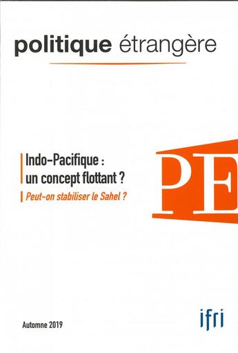 Couverture du livre « Politique etrangere n 3/2019 - septembre 2019 » de  aux éditions Politique Etrangere