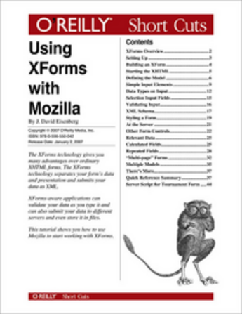 Couverture du livre « Using XForms with Mozilla » de J. Eisenberg aux éditions O'reilly Media