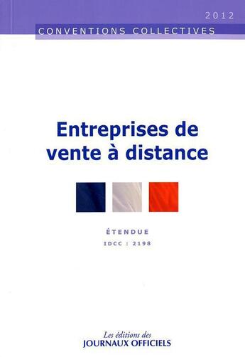 Couverture du livre « Entreprises de vente à distance » de  aux éditions Direction Des Journaux Officiels