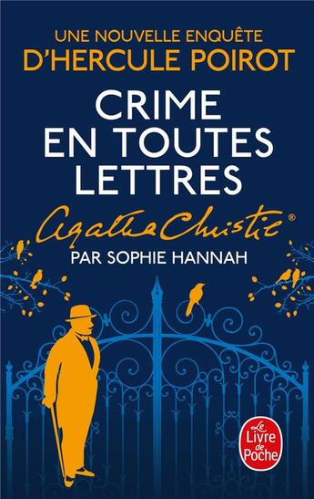 Couverture du livre « Crime en toutes lettres » de Sophie Hannah aux éditions Le Livre De Poche