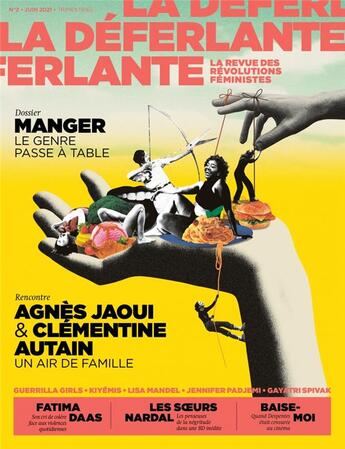 Couverture du livre « La deferlante n 2 - manger - quand le genre passe a table » de  aux éditions La Deferlante