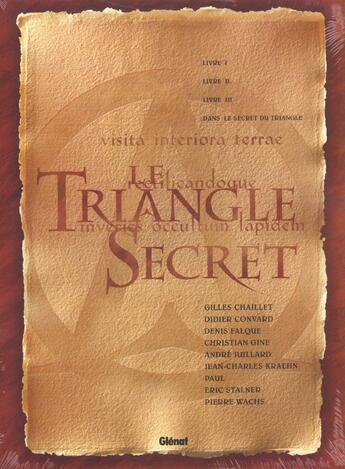 Couverture du livre « Le triangle secret : coffret vol.1 : Tomes 1 à 3 » de Didier Convard et Christian Gine et Denis Falque et . Collectif aux éditions Glenat