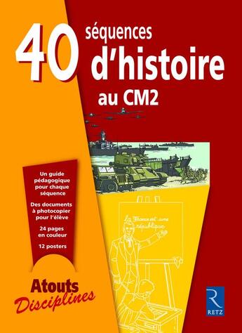 Couverture du livre « 40 séquences d'histoire au CM2 » de Lamblin/Fontaine aux éditions Retz