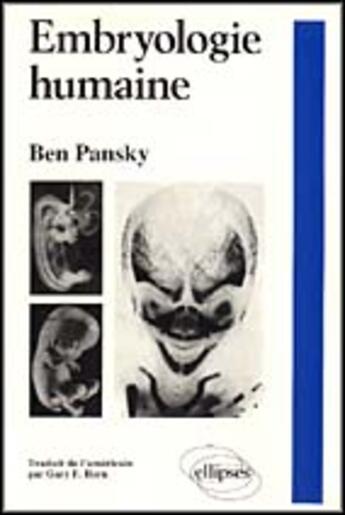 Couverture du livre « Embryologie humaine » de Pansky B. aux éditions Ellipses