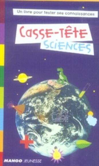 Couverture du livre « Sciences » de David Pouilloux aux éditions Mango