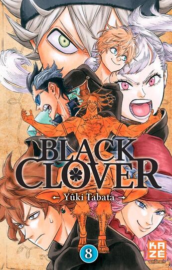 Couverture du livre « Black Clover Tome 8 » de Yuki Tabata aux éditions Crunchyroll