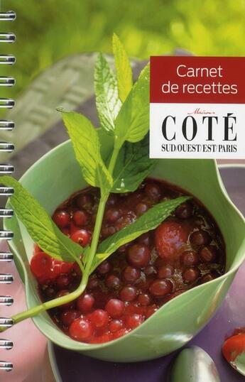 Couverture du livre « Carnet de recettes » de  aux éditions L'express