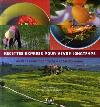 Couverture du livre « Recettes express pour vivre longtemps » de Duquoc/Boillaud aux éditions Tana