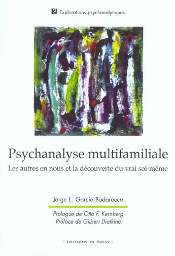 Couverture du livre « Psychanalyse multifamiliale » de Garcia Badaracco J.E aux éditions In Press