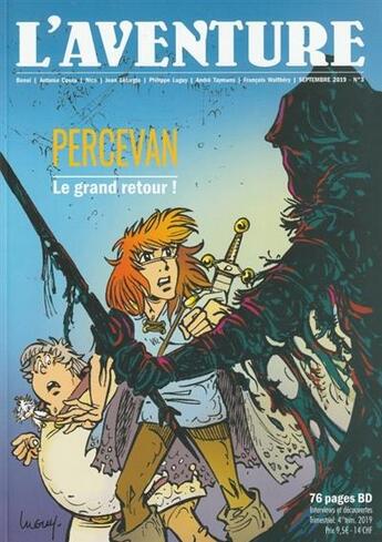 Couverture du livre « L'aventure N.3 ; Percevan, le grand retour ! » de  aux éditions Ediitons Du Tiroir