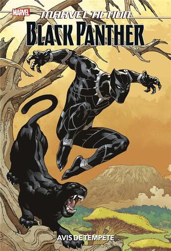 Couverture du livre « Marvel action black panther : avis de tempete (variant leclerc) » de Baker/Samu aux éditions Panini