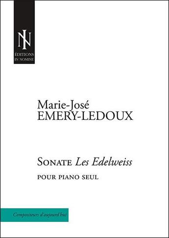 Couverture du livre « Sonate » de Emery-Ledoux M. Jose aux éditions In Nomine