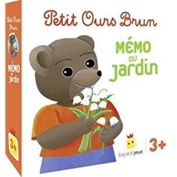 Couverture du livre « Jeu petit ours brun - memo du jardin » de Daniele Bour aux éditions Bayard Jeux