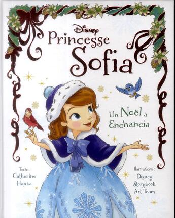 Couverture du livre « Princesse Sofia ; un Noël à Enchancia » de  aux éditions Disney Hachette