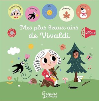 Couverture du livre « Mes plus beaux airs de Vivaldi » de Sarah Andreacchio aux éditions Larousse