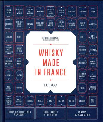 Couverture du livre « Whisky made in France » de Robin Entreinger aux éditions Dunod