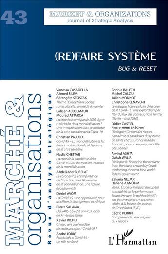 Couverture du livre « (re)faire systeme - vol43 - bug & reset » de  aux éditions L'harmattan