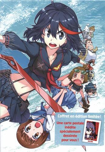 Couverture du livre « Kill la kill Tome 3 ; coffret avec cale » de Trigger et Ryo Akizuki aux éditions Kana