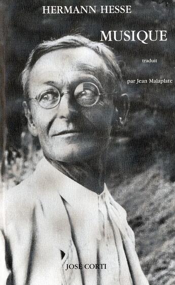 Couverture du livre « Musique » de Hermann Hesse aux éditions Corti