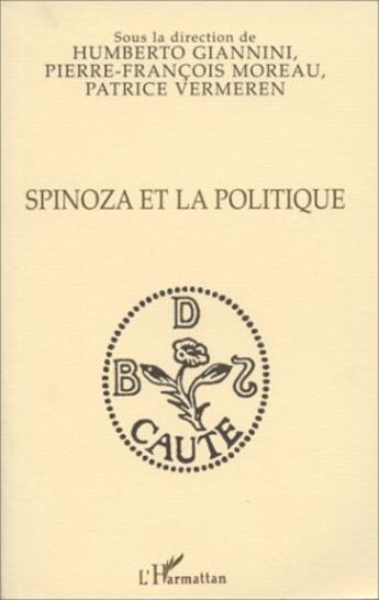 Couverture du livre « Spinoza et la politique » de  aux éditions L'harmattan