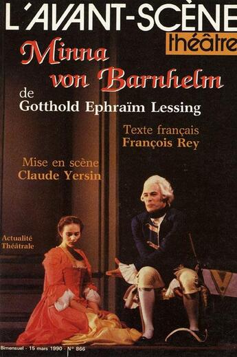 Couverture du livre « Mina von barnhelm » de Lessing G E. aux éditions Avant-scene Theatre