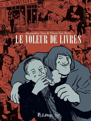 Couverture du livre « Le voleur de livres » de Pierre Van Hove et Alessandro Tota aux éditions Futuropolis