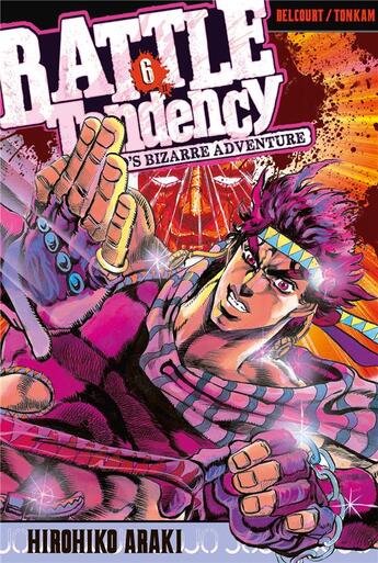 Couverture du livre « Jojo's bizarre adventure - saison 2 ; battle tendancy Tome 6 » de Hirohiko Araki aux éditions Delcourt