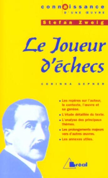 Couverture du livre « Joueur d'echecs - zweig (le) » de Gepner aux éditions Breal