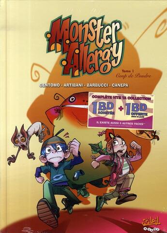 Couverture du livre « Monster allergy ; t.1 et t.2 » de Centomo et Artibani et Barbucci et Canepa aux éditions Soleil