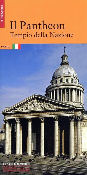 Couverture du livre « Le pantheon (version italienne) » de Alexia Lebeurre aux éditions Editions Du Patrimoine