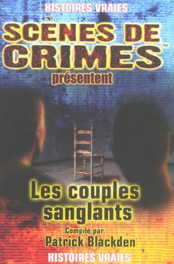 Couverture du livre « Les Couples Sanglants N.5 » de Blackden P aux éditions Scenes De Crime