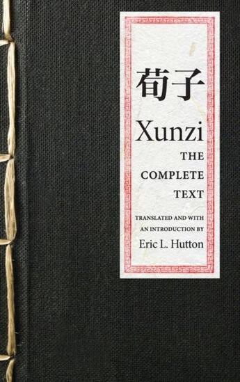 Couverture du livre « XUNZI - THE COMPLETE TEXT » de Xun Zi aux éditions Princeton University Press