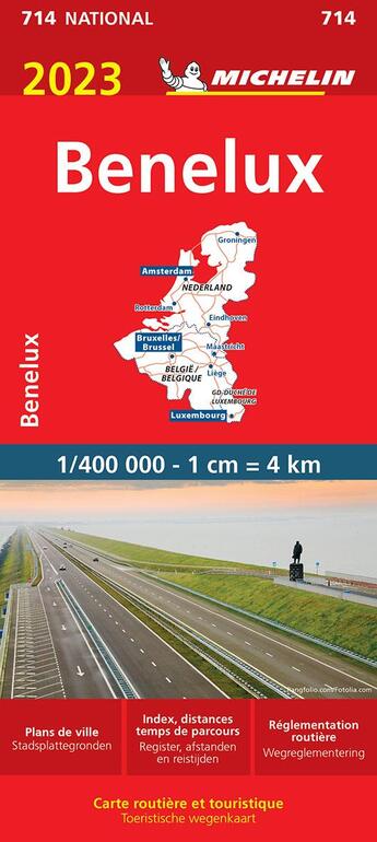 Couverture du livre « Benelux 2023 » de Collectif Michelin aux éditions Michelin