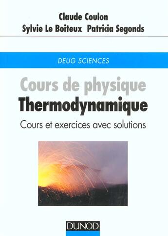 Couverture du livre « Thermodynamique 2 - tome 2 » de Coulon/Le Boiteux/Se aux éditions Dunod