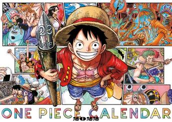 Couverture du livre « One Piece : calendrier 2022 » de Eiichiro Oda aux éditions Glenat