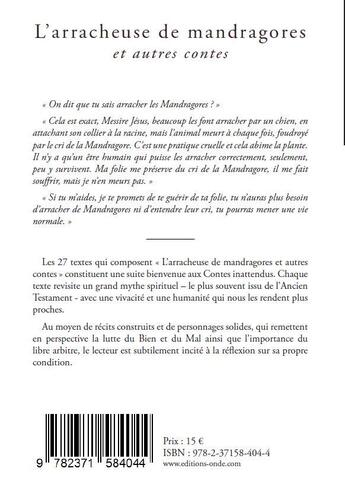 Couverture du livre « L'arracheuse de mandragores et autres contes » de Hart Wolfram aux éditions De L'onde