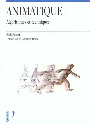 Couverture du livre « L'Animation ; Algorithmes Et Techniques » de Rick Parent aux éditions Vuibert