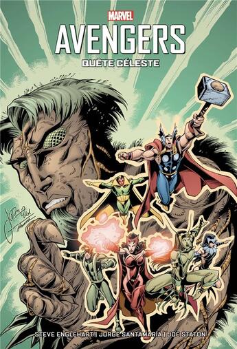 Couverture du livre « Avengers : quête céleste » de Steve Englehart et Jorge Santamaria aux éditions Panini