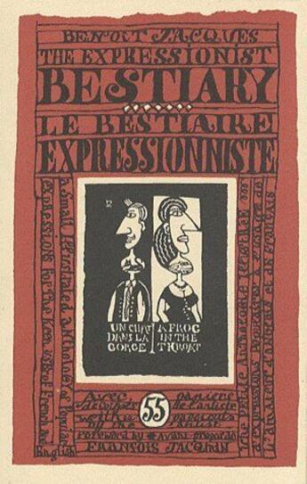 Couverture du livre « Bestiaire expressionniste » de Jacques Benoit aux éditions Benoit Jacques