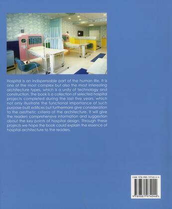 Couverture du livre « Hospitals » de Jasmin Yu aux éditions Design Media