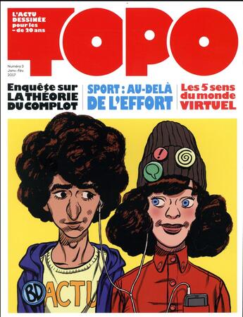 Couverture du livre « Revue Topo n.3 : janvier-février 2017 » de Revue Topo aux éditions Revue Topo