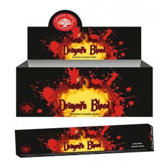 Couverture du livre « Encens green dragon's blood 15 grammes - lot de 12 » de  aux éditions Dg-exodif