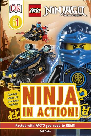 Couverture du livre « Lego Ninjago - masters of Spinjitzu ; ninja in action ! » de  aux éditions Dk Children