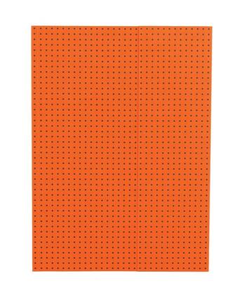 Couverture du livre « Carnet circulo orange sur gris A4 ligné » de  aux éditions Paper Oh