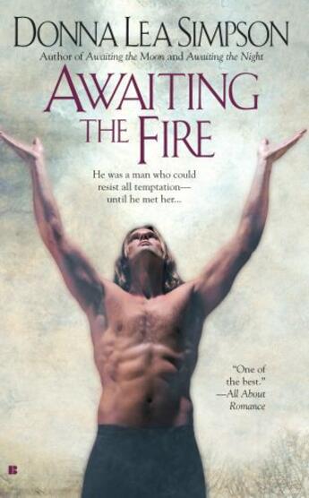 Couverture du livre « Awaiting the Fire » de Simpson Donna Lee aux éditions Penguin Group Us