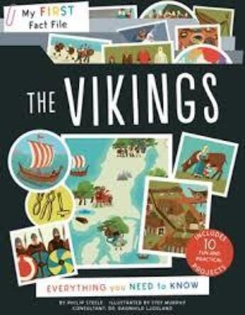 Couverture du livre « My first fact file the vikings: everything you need to know (ivy kids) » de Steele Philipp aux éditions Ivy Press