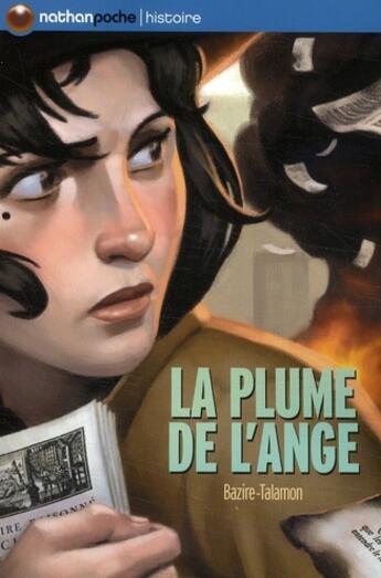 Couverture du livre « La plume de l'ange » de Bazire/Talamon aux éditions Nathan