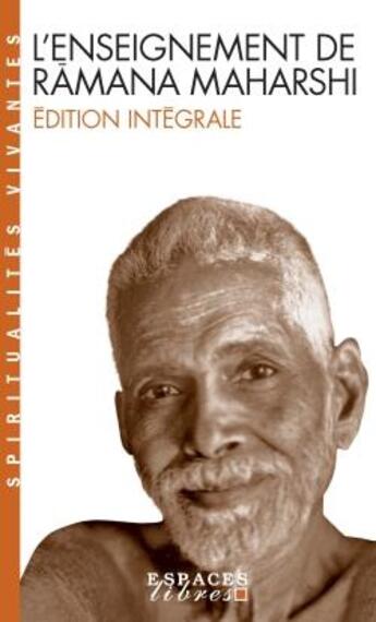 Couverture du livre « L'Enseignement de Ramana Maharshi : Nouvelle édition intégrale » de Braitenberg Eleonore aux éditions Albin Michel