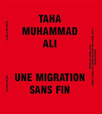Couverture du livre « Une migration sans fin » de Taha Muhammad Ali aux éditions Galaade